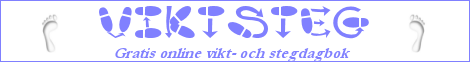 ViktSteg - Gratis online vikt-
								och stegdagbok.